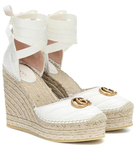 gucci espadrilles white